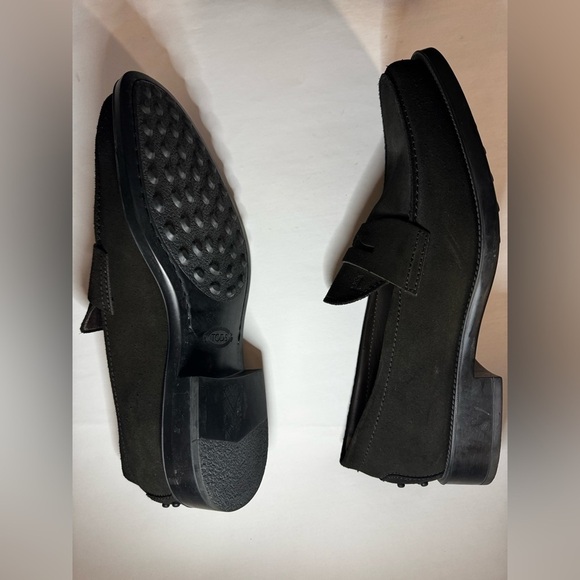 TODS Mens Suede Penny Loafers dark dark brown - Picture 6 of 12